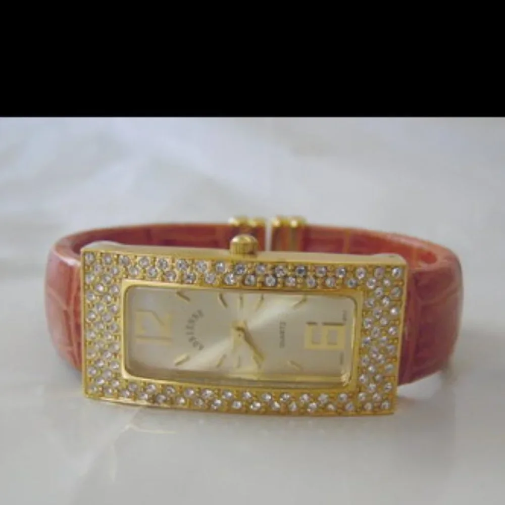 COPY - Real Collectibles by Adrienne Limited Edition Vintage Crystal Cuff Watch